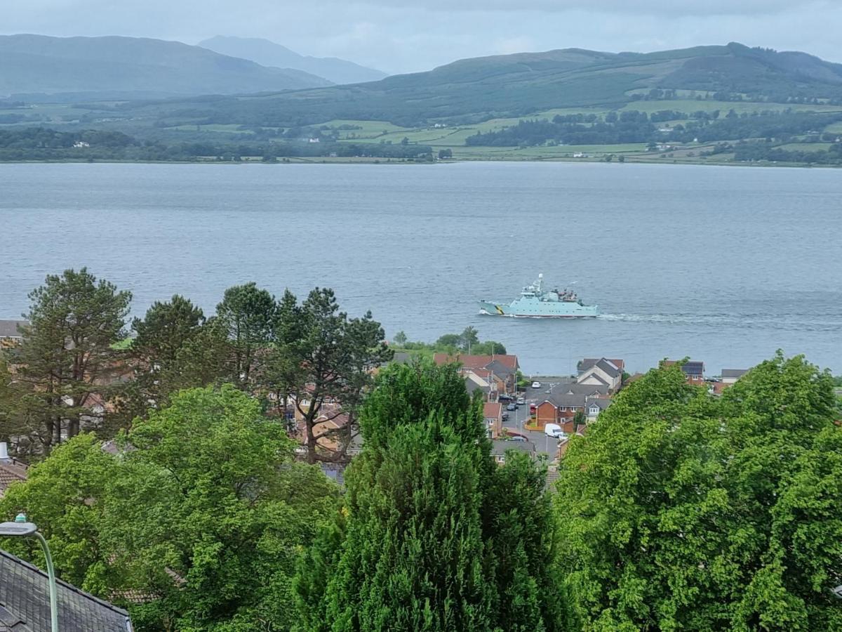 Beautiful Sea View 2 Bed Home Port Glasgow Exteriör bild