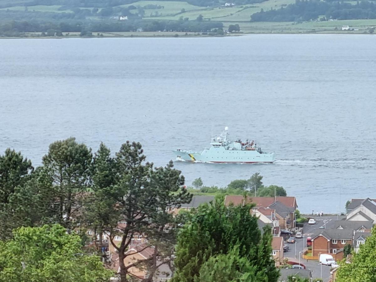 Beautiful Sea View 2 Bed Home Port Glasgow Exteriör bild